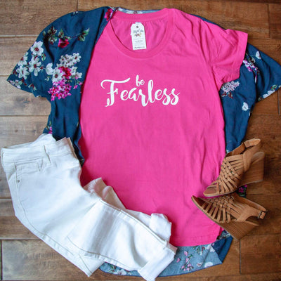 Be Fearless Ladies Maternity Shirt