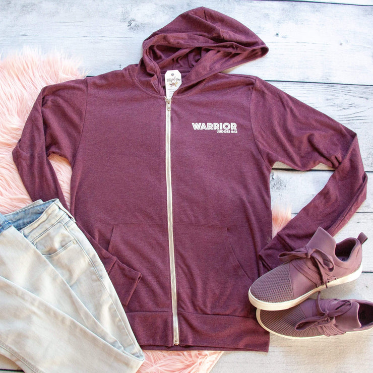 Warrior Lightweight Zip up Hoodie