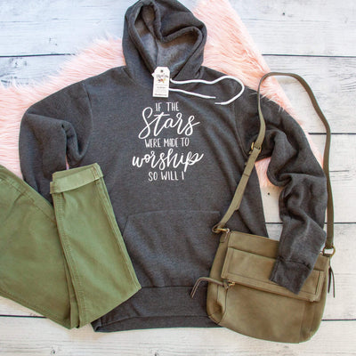 If the Stars were Made to Worship So Will I Premium Hoodie