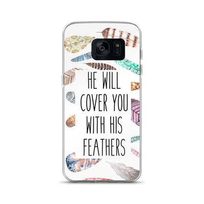 He will Cover You with His Feathers Samsung Case