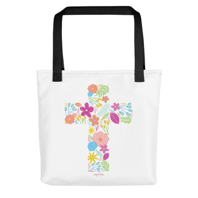 Floral Cross Tote bag