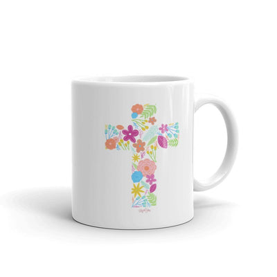 Floral Cross Mug