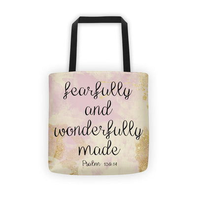 Fearfully and Wonderfully Made Tote bag